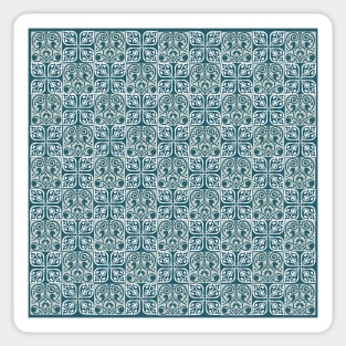 Portuguese tile pattern Sticker